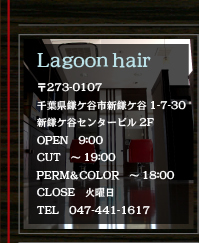 Lagoon hair�A�N�Z�X